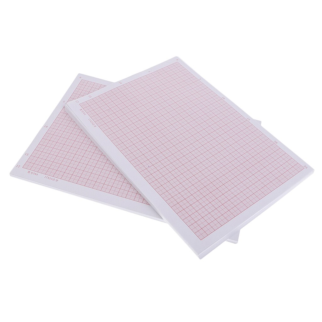100 Piece A4 Coordinate Paper Graph Paper Calculating Paper Grid Squared Paper