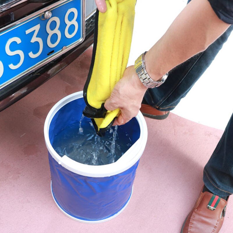Foldable car wash fishing bathroom kitchen bucket 13L for Toyota Camry Corolla RAV4 Yaris Highlander/Land Cruiser/PRADO