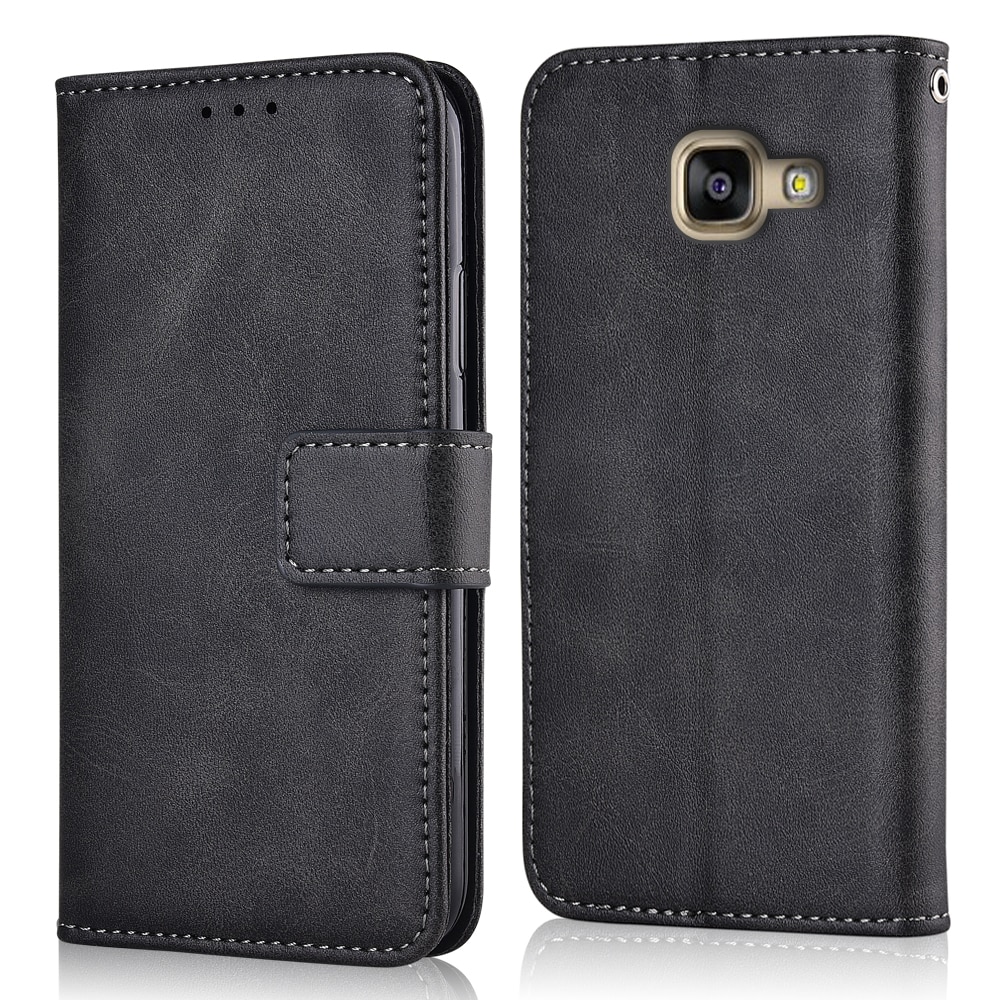 On Galaxy A5 Leather Wallet Case For Samsung Galaxy A5 A520 A520F SM-A520F Cover Phone Bag For Samsung Galaxy A5 Case