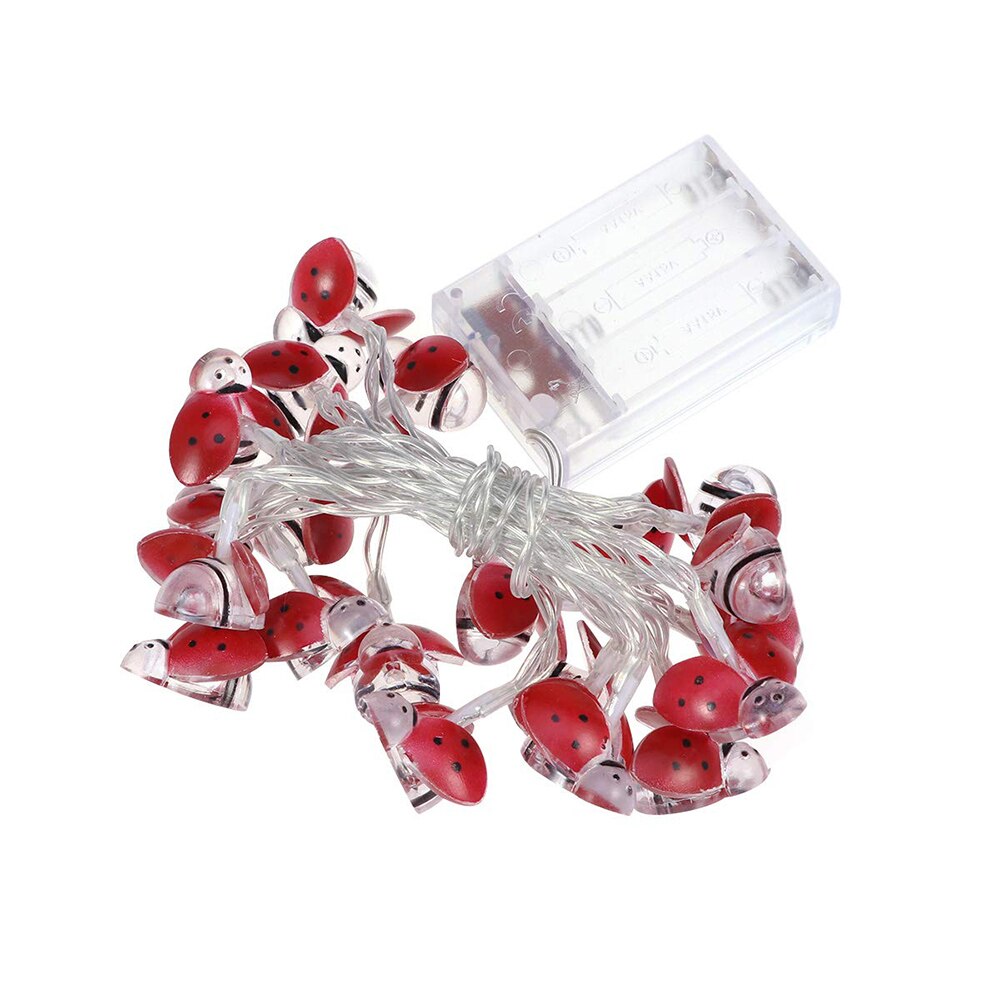 30/20/10leds biedronka łańcuchy świetlne słoneczny/zasilany z baterii zewnętrzne fantazyjne lampy doprowadziło na ślub boże narodzenie Dom girlanda na przyjęcie wystrój