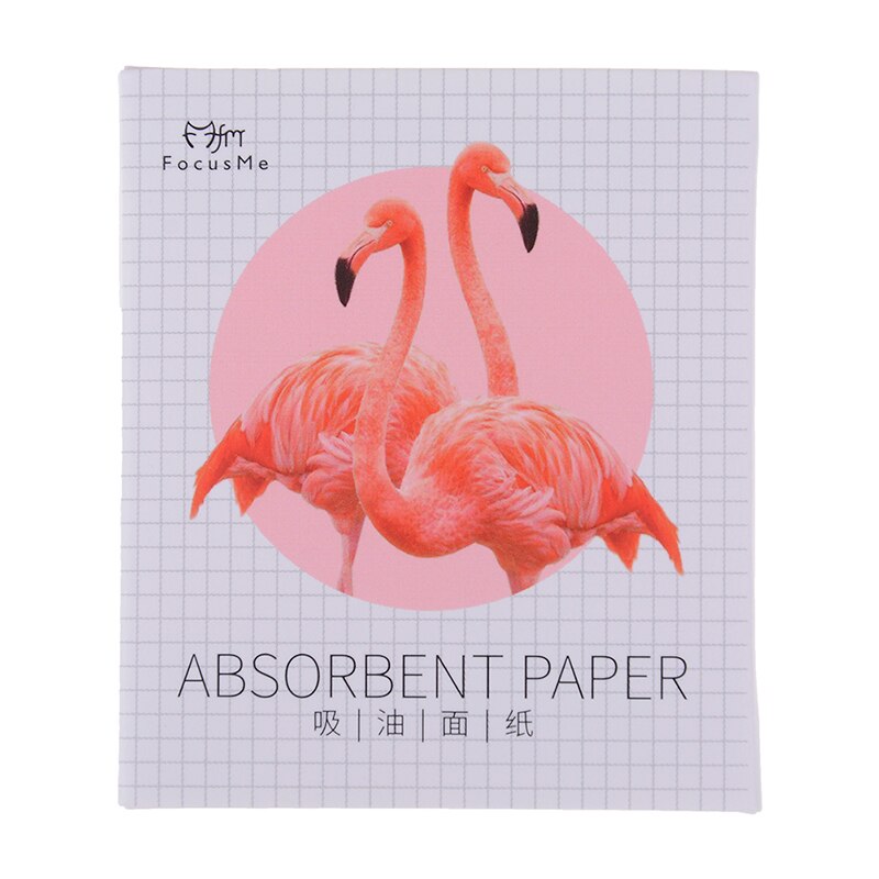 Paquete de 50 unidades de papel absorbente de aceite para limpieza Facial, herramientas de belleza, color azul, verde, rosa y morado: 50pcs Pink
