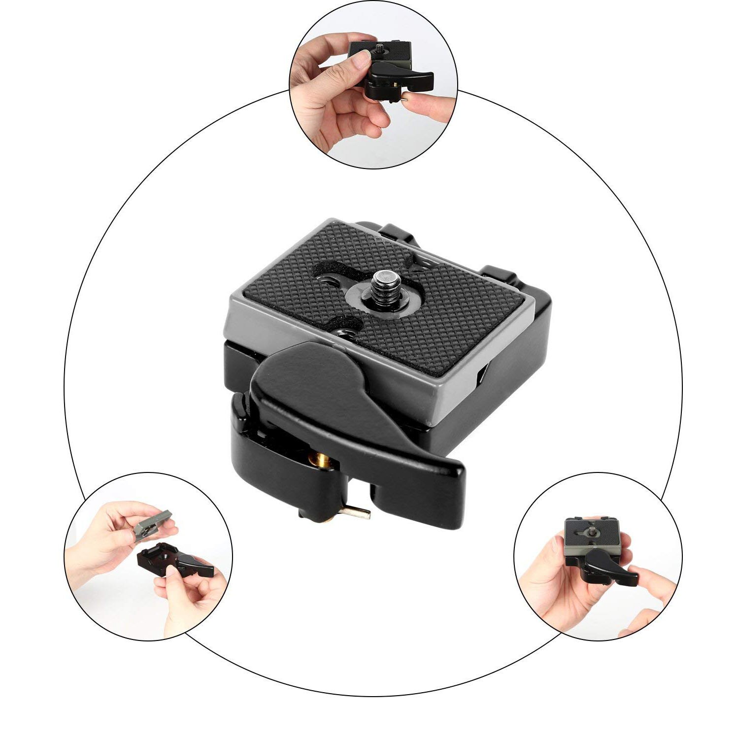Camera Accessoires 323 Quick Release Clamp Adapter Release Plate Compatibel Voor Camera Statief Met Manfrotto 200PL-14 Plaat
