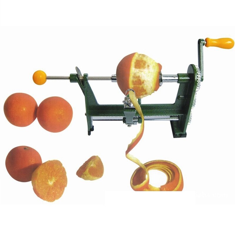 Manuel roterende æbleskræller kartoffelskrælning multifunktions rustfrit stål frugt- og grøntsagsskrællemaskine