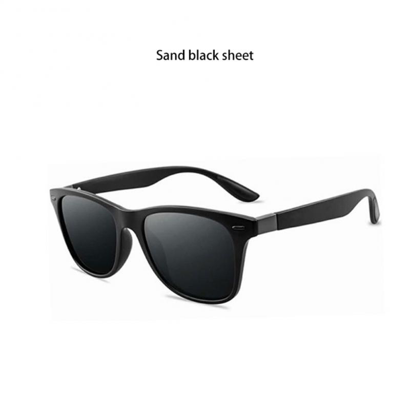 Uv400 glas polariserede optiske magnetiske solbriller drivende firkantet stel solbriller mandlige brille: 02