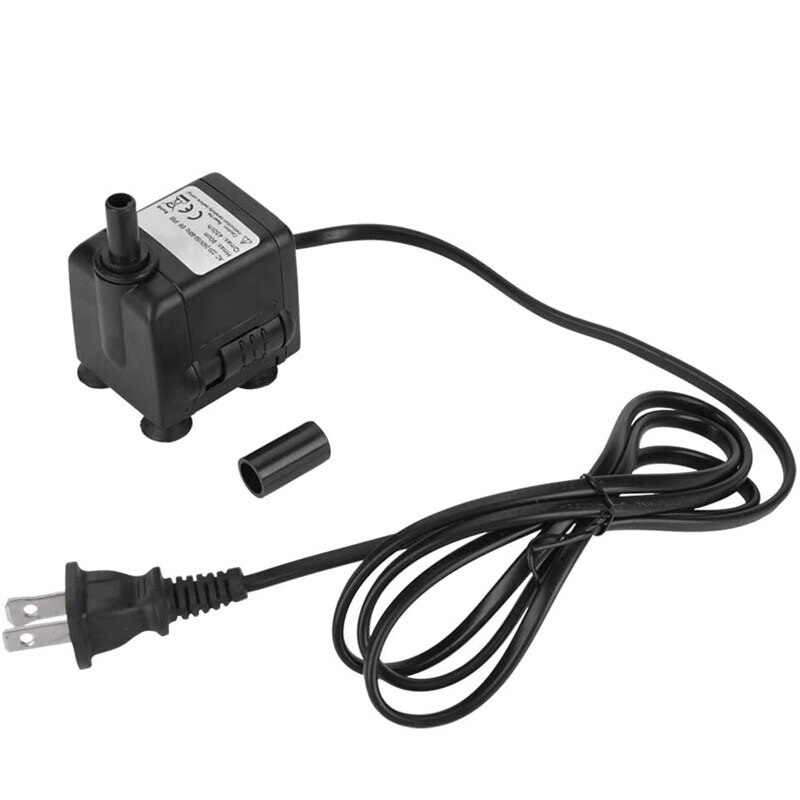 Submersible Pump, Fish Tank Fountain Pump, 7W Ultra Quiet Submersible Water Pump Underwater Aeration Fountain for Aquarium Pond: Default Title