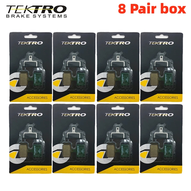 TEKTRO E10.11 MTB Fahrrad Scheibenbremsbeläge Harz Metall Pad für Shimano BR-M355 M375 M5395 M415 M475 M515 M525 MT200 Bremssysteme: Licht Gelb