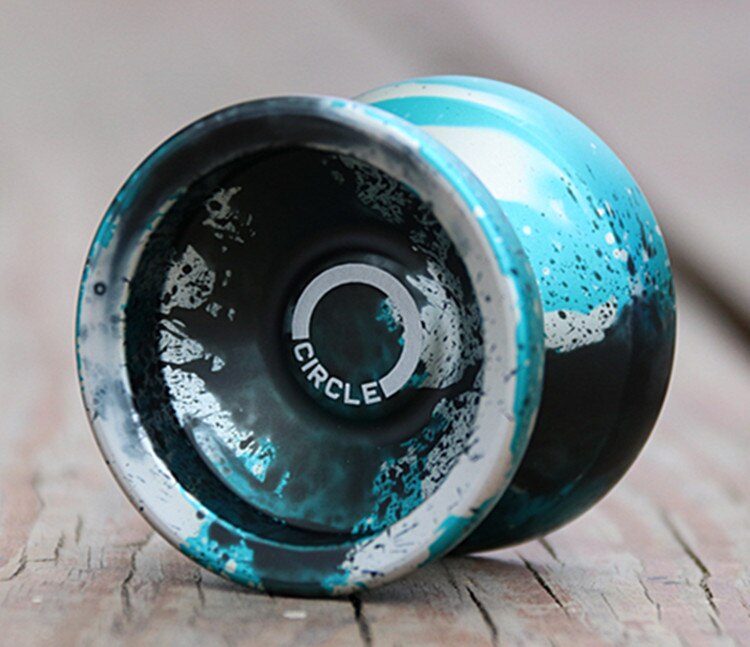 Aankomen Cirkel Yoyo Circulaire Yoyo Professionele Concurrentie Yoyo Metalen T-Type Lager Yoyo Speelgoed: green