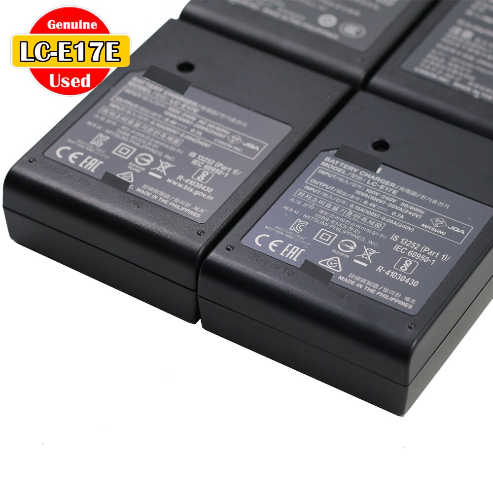 Käytetty aito lc -e17e laturi canon eos 750d 760d rp  m3 m5 m6 m6ii 200d 200 dii 850d t6s t6i t7i sl2 sl3 x8i 8000d 77d lp -e17