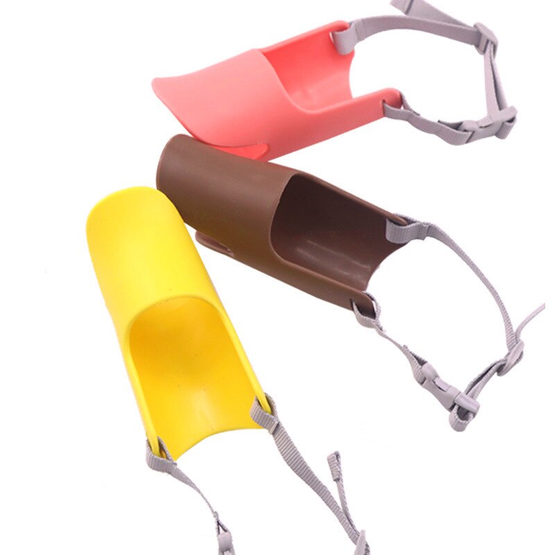 Hond Bite-Proof Eendenbek-Vormige Siliconen Mond Cover Anti-Barking Verstelbare Size Water Wassen Puppy Eendenbek Cover huisdier Accessoires