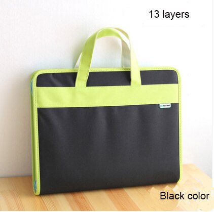 13- lag stort dokumentpose harmonika  a4 klassificering testpapir værktøj forretning udvide filmapper arkivering produkter: Andet