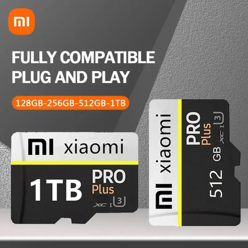 Xiaomi Real Capaciteit Micro TF Sd-kaart 512GB 256GB SD-geheugenkaart 2TB 1TB Cartao De Memoria 128GB Voor Sony Lenovo Nintendo Switch