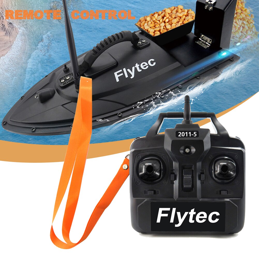 Flytec RC bateau de pêche 500 mètres Intelligent Intelligent bateau RC bateau pour la pêche appât bateau Double bateau à moteur pêche: remote control