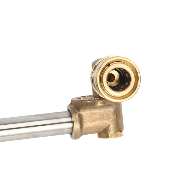 Cleaner Attachment, Pressure Washer Extension Wand with Pivoting Coupler,7 Nozzle Tips,1/4 Inch Quick Connect,17 Inch