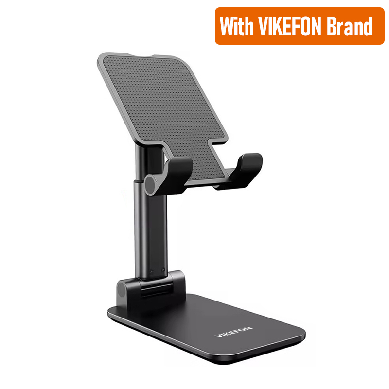 Soporte plegable para teléfono móvil, mesa de montaje de escritorio para tableta, Flexible y ajustable, soporte perezoso en vivo para todos los teléfonos: Azul cielo