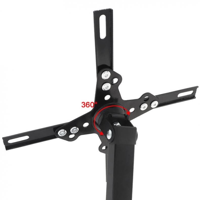 Universal 12KG Adjustable TV Wall Mount Bracket Flat Panel TV Frame Support 30 Degrees with Small Wrench for 14 - 32 Inch