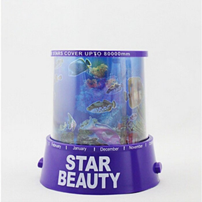 Super Bright Light Romantic Ocean Sky Stars Projector Lamp Best For Baby &Kids