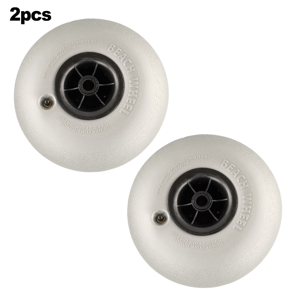 Beach Camping Diameter 296mm Beach Trolley Wheels Beach Camping Trolley Wheel Wheel Replacement Kayaking Replacement