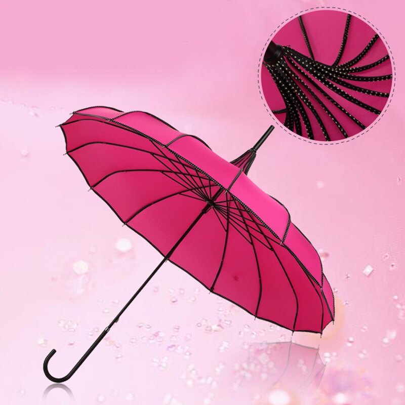 Zon Regen Paraplu Uv Beschermende Paraplu Reizen Paraplu Bruiloft Mode Opvouwbare Paraplu Vintage Pagode Paraplu Bjstore