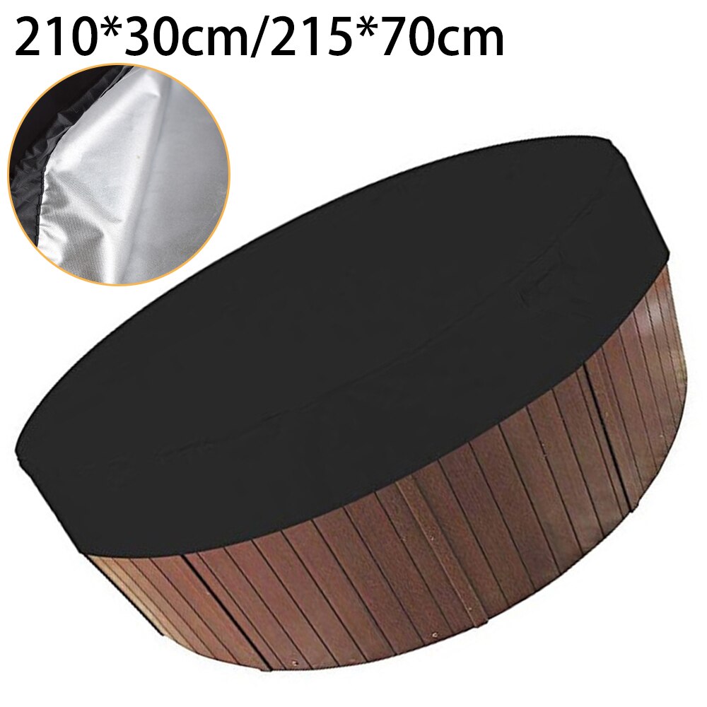 1 * Swimming Pool Cover Outdoor Tub Swimming Pool Cover Waterproof Canopy Dust Protection Cover