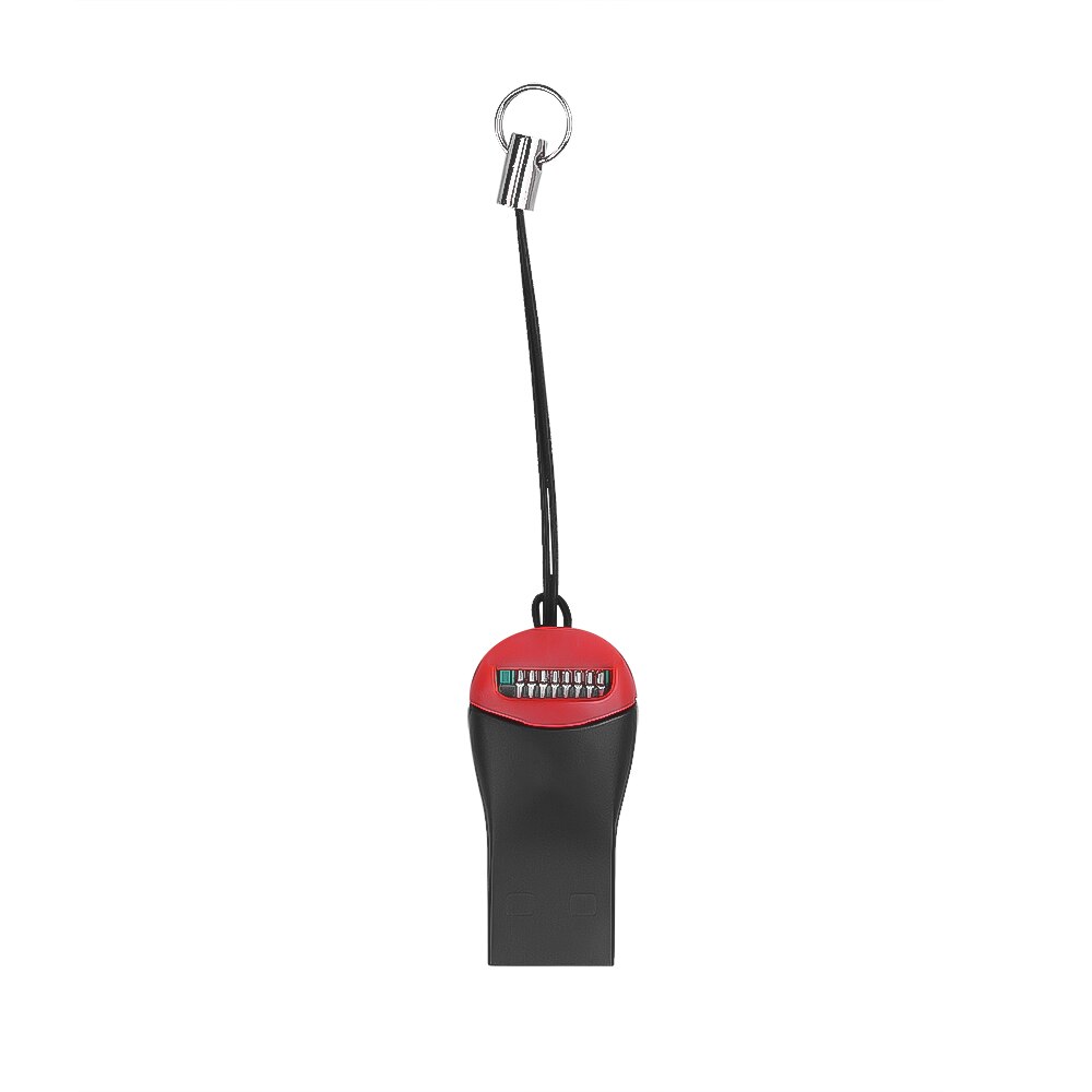Usb 2.0 kortlæser adapter micro sd sdhc tf flash hukommelseskortlæser mini adapter til bærbar computer: Default Title
