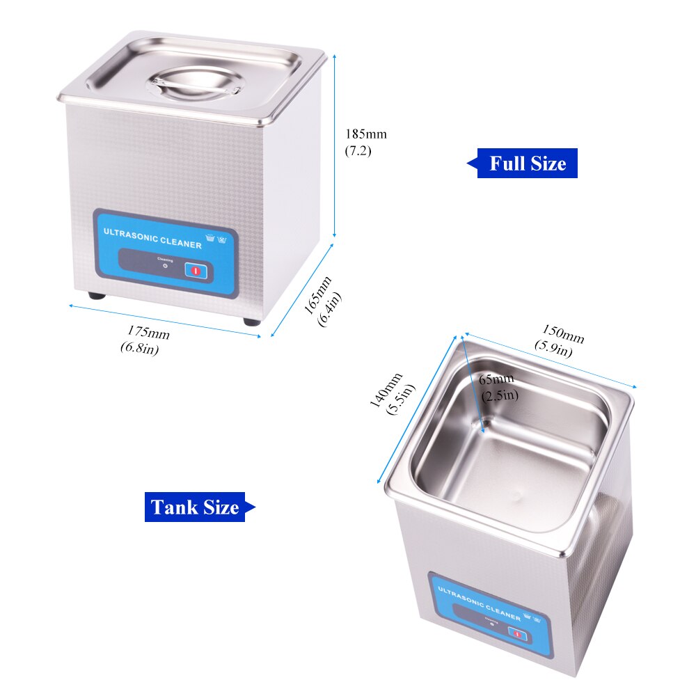 Digital 1.3L Ultrasonic Cleaner Bath Screw Glasses Dental Carburetor Ring Ultra Sonic Jewelry Cleaner Machine Remove Oil Dirty