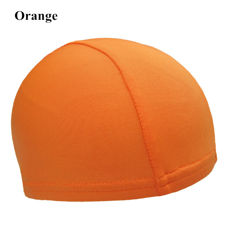 Quick Mens Drogen Hoed Fietsen Schedel Cap Bike Motor Onder Helm Rijden Cap Outdoor Sport Fietsen Fiets Schedel Hoed Apparatuur: Oranje