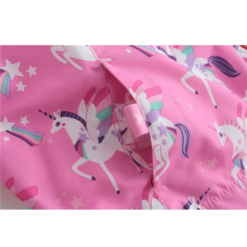 Meisjesjassen met capuchon, herfstwindjacks, babykleding voor meisjes, dieren, eenhoorns, cartoonjassen, bovenkleding, kinderkleding