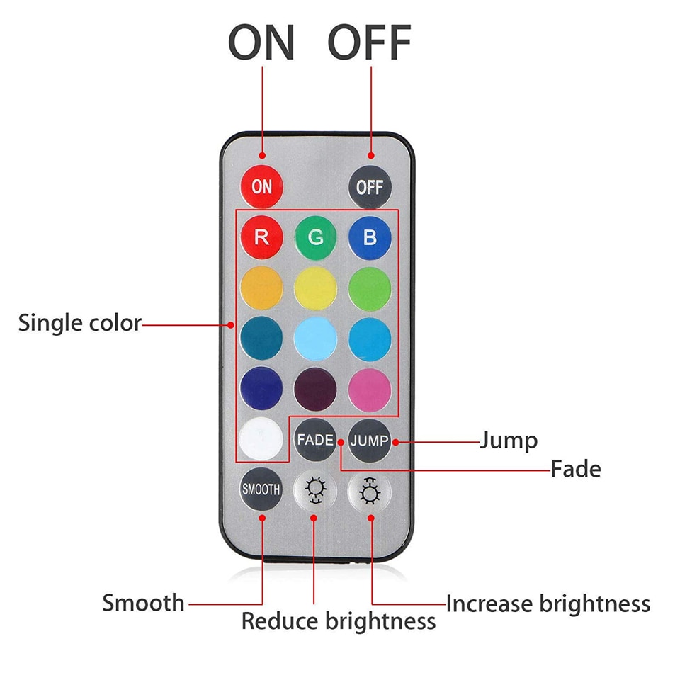 Battery Operated RGB Submersible LED Underwater Light Night Lamp for Fish Tank Pond Swimming Pool Wedding Party Vase Bowl