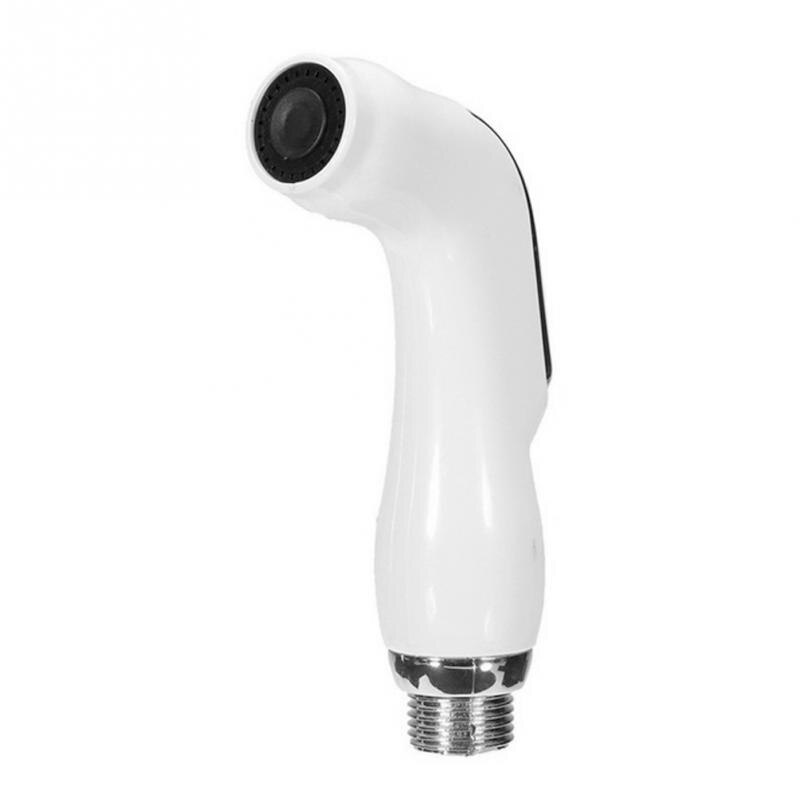 Uniek Multifunctionele Handheld Toilet Spray Bidet Badkamer Sproeier Douchekop Met Schakelaar Badkamer Product: White