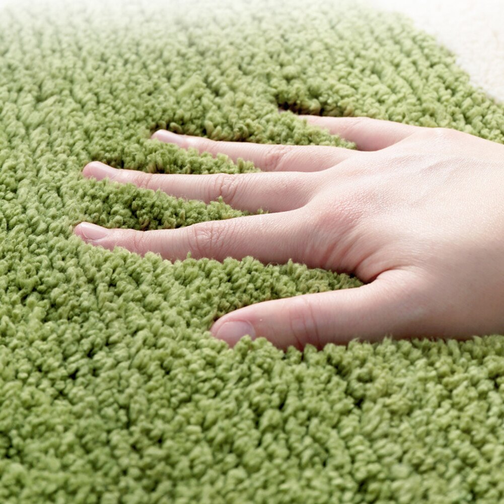 Felpudo absorbente de agua para cuarto de baño, alfombra suave y peluda para secado de puerta de ducha, antideslizante