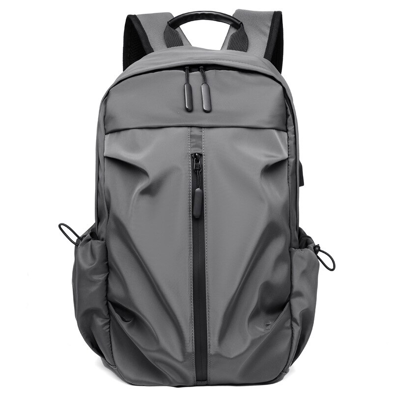 Outdoor backpack Oxford cloth backpack computer bag men's business backpack fold school bag travel bag: Gary