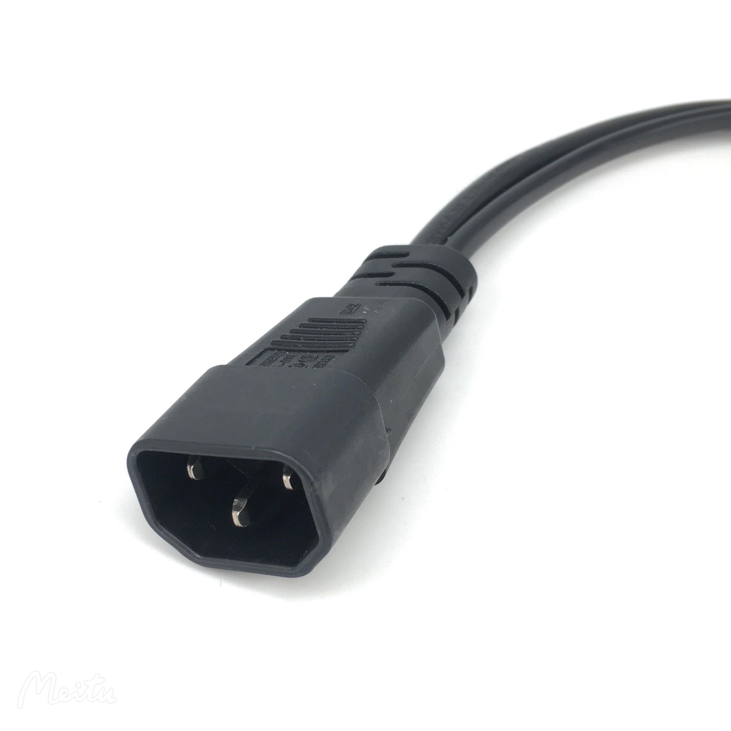 IEC320 C14 Naar IEC320 C13 + C7 Y Netsnoer Splitter Kabel Adapter Kabel Voor PC Monitor Scanner En Printer