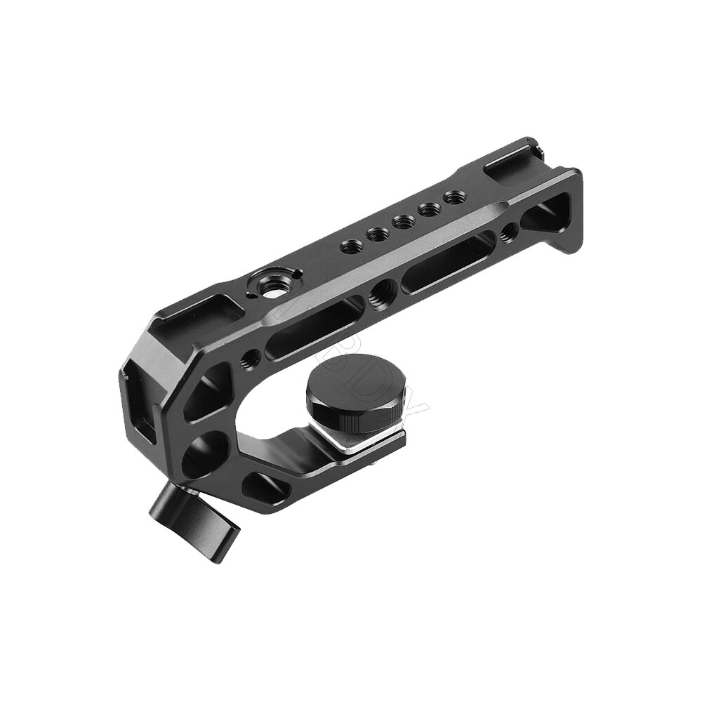 Estabilizador de plataforma de jaula de cámara para Sony a6000 / A6100 /6300/6400/ A6500 DSLR, soporte con mango de madera, Zapata fría con rosca de 1/4 3/8