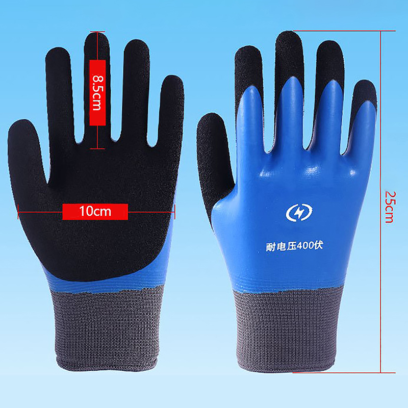 Isolerende Handschoenen Anti-Elektriciteit Beveiliging Handschoenen Rubber Elektricien Werken Antislip Bescherming Geïsoleerde Handschoenen