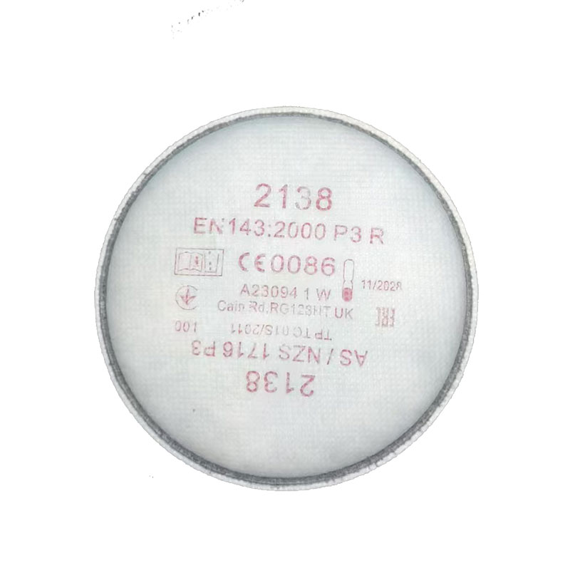 2138 Filtro de partículas P3 R con nivel de consumo para máscara antipolvo respiradora serie 3m 6800 7502 6200