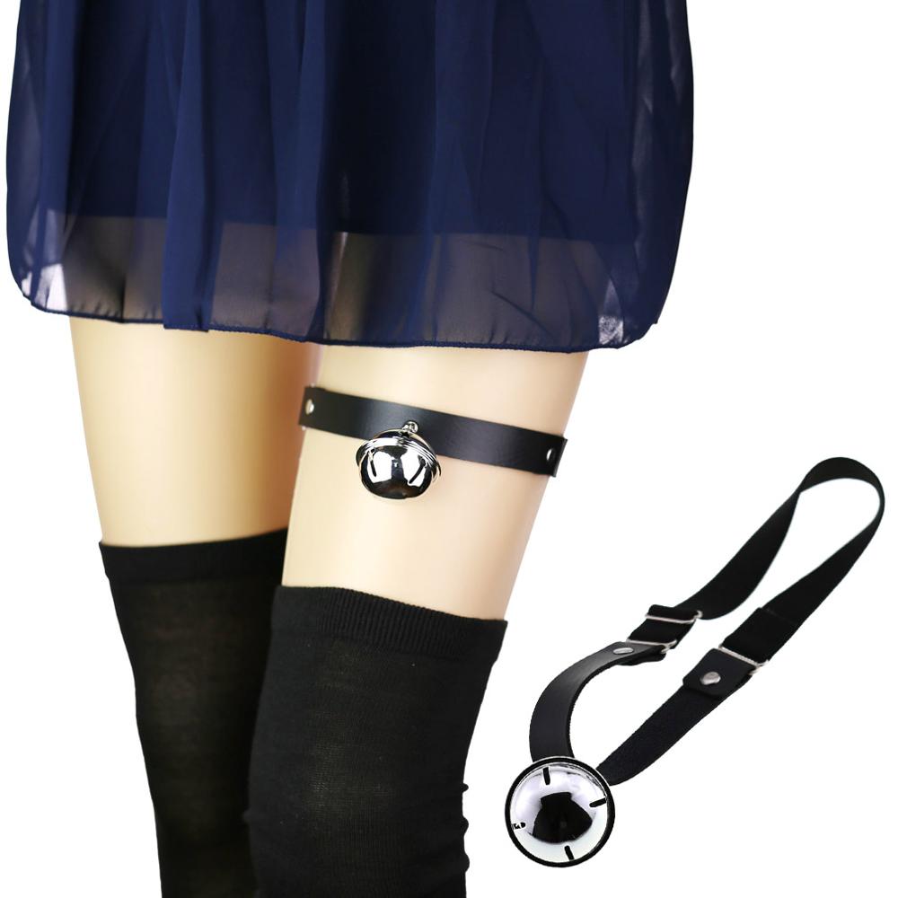 Phyanic Punk Gothic Grote Bel Garter Riem Leren Elastische Jarretel Been Ring Harajuku Accessoires