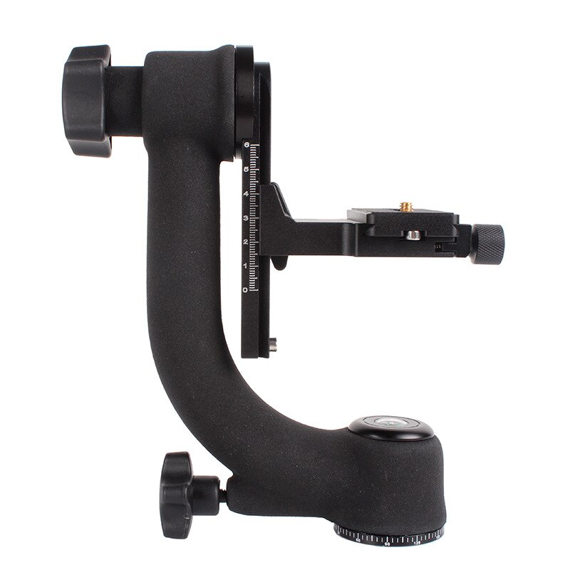 Tripé profissional para câmera, cabeça de tripé para lente telefoto, placa de liberação rápida, rotação em 360 graus