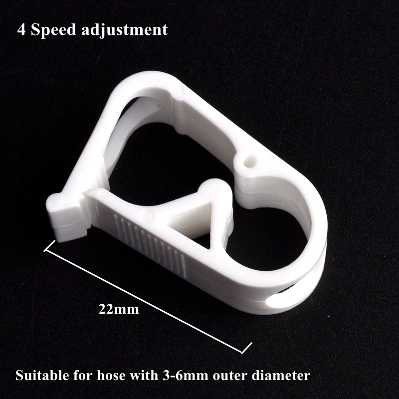 1~5 pcs Hose Flow Regulator Robert Clip Water Clip Bottle Drip Flow Rate Regulator Aquarium Garden Irrigation Hose Switch Damper: Brown / 1''