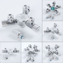 Distributor Aquarium Co2 Splitter Needle Valve Solenoid Regulator W02-02-06 Different Tanks CO2 To Aquariums For Air Line 4 / 6m