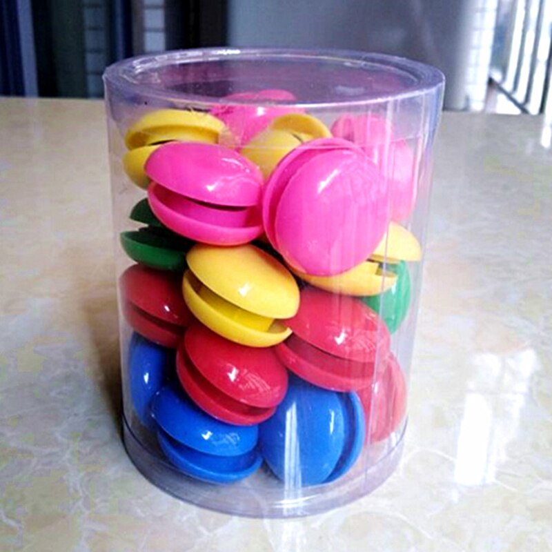 50 Pcs Magnetische Kopspijkers Punaises Plastic Kleur Kralen Koelkast Koelkast Stickers Whiteboard Schoolbord Deeltjesgrootte 32Mm: 50 Pcs-Color