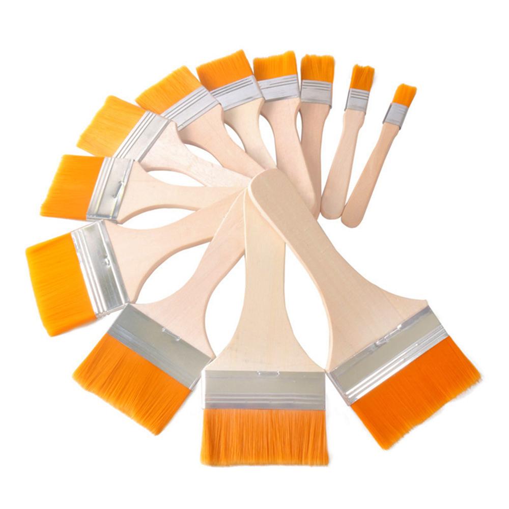 Pinceaux grand pinceau grande surface pour peinture à l'huile taches vernis colles et Gesso outils de nettoyage de copeaux à domicile