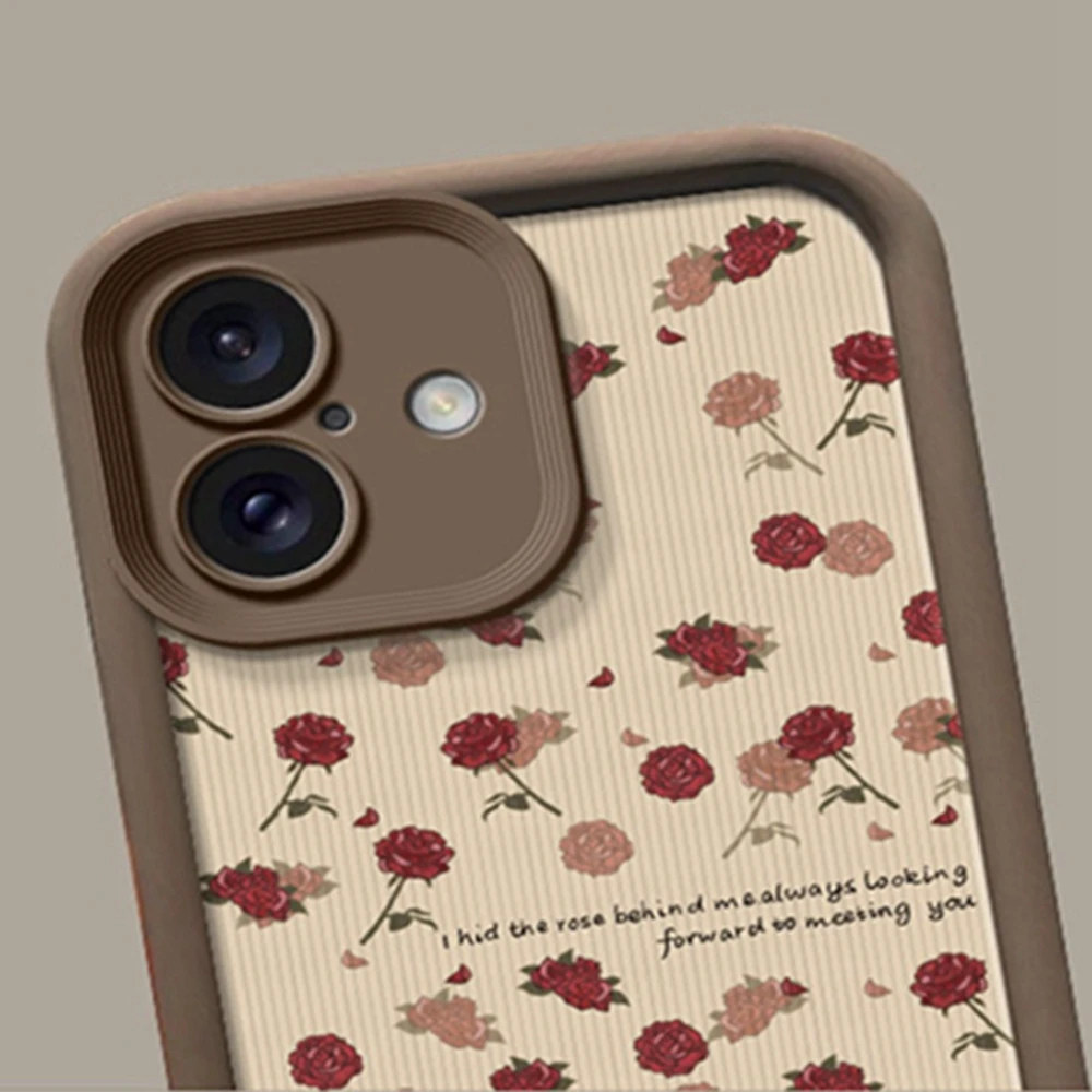 Luxus Rose Blume Gurt 16 Handyhüllen für iPhone 13 11 14 15 Plus 12 16 Profi Max X XR XS 15Profi MAX Hülle Silikon Schlüsselband Startseite