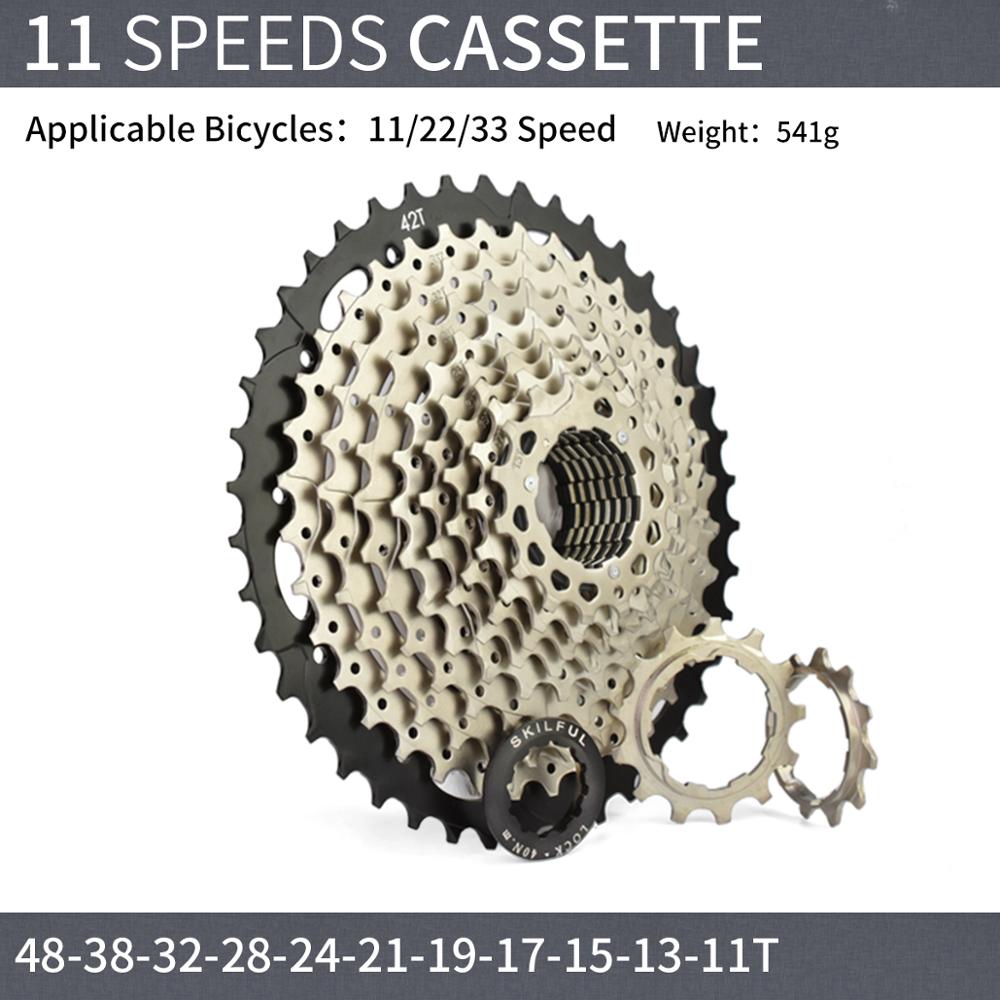 Jshou fietscassette 11v 7 8 9 10 speed fiets tandwiel onderdelen accessoires 11t 28t 32t 38t voor mountainbike racefiets mtb: Ct 11s 11t to 48t