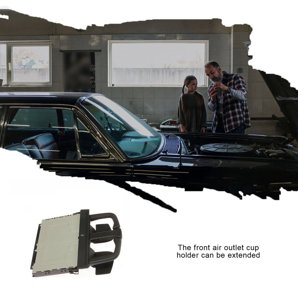 Black Front Folding Stretch Dash Cup Holder Fit For VW Jetta MK4 For Golf MK4 For Bora Stretchable Water Cup Holder