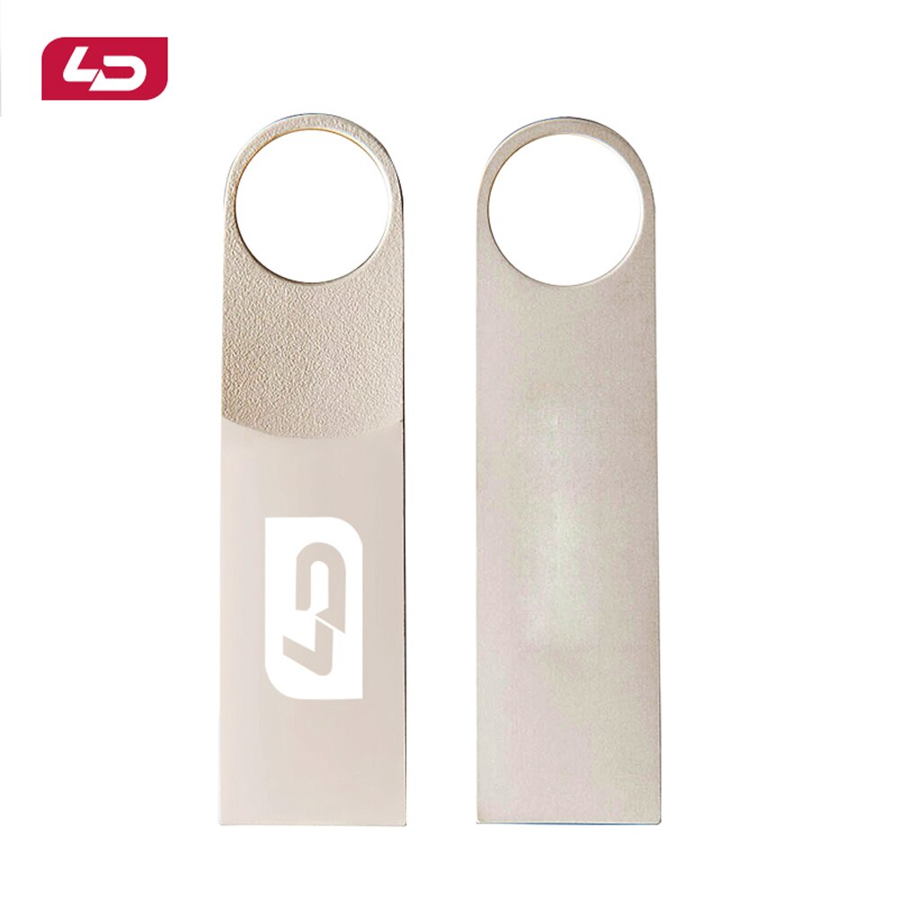 Ld VO7 Metalen Usb Flash Drive 8Gb 16Gb 32Gb 64Gb 128Gb Pen Drive Usb 2.0 mini Hoge Snelheid Usb Stick Waterdicht U Disk