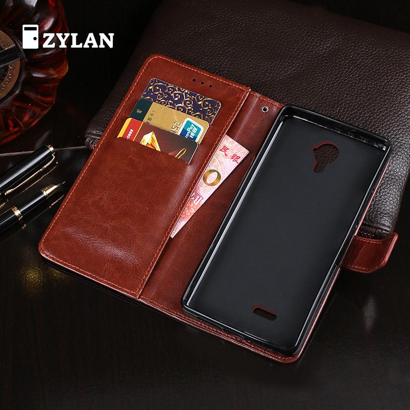 ZYLAN For Coque Micromax Q415 Case Wallet Flip Leather Back Skin Capa For Micromax Canvas Pace 4g Q415 Q 415 Cover Fundas &