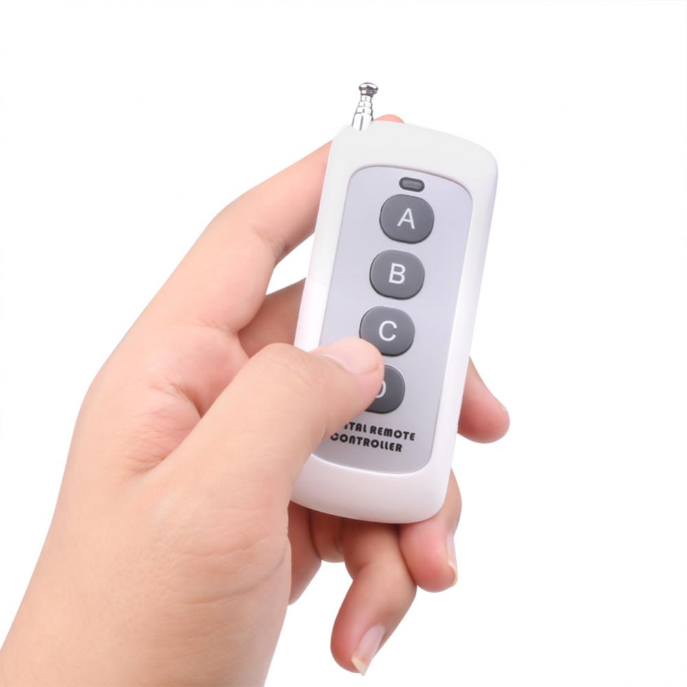 433MHz Remote Control Switch 4 Buttons 1000m Long Range Wireless Controller