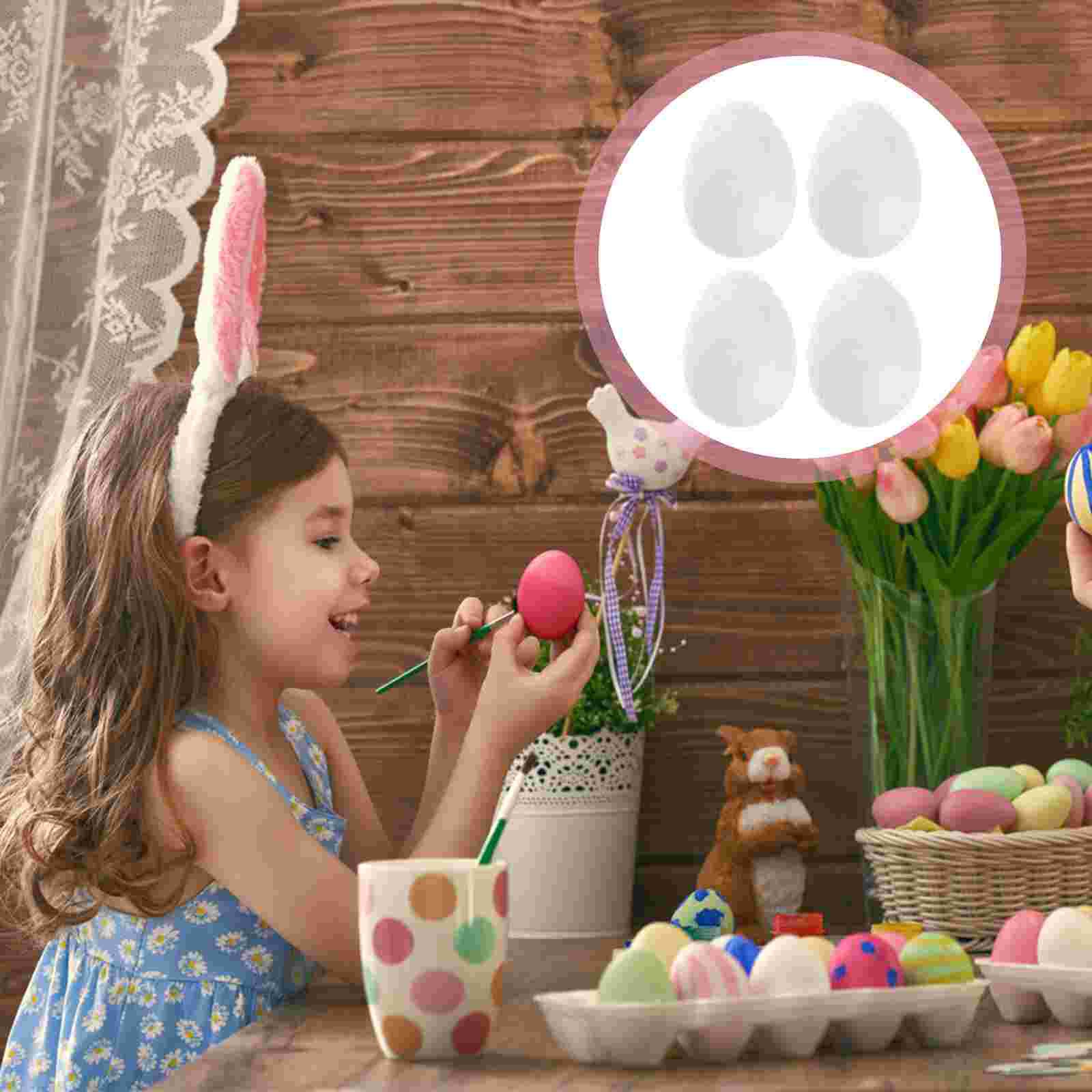 50pcs 3.5cm Durafoam Eggs Styrofoam DIY Easter Egg Crafts Eggs: Default Title