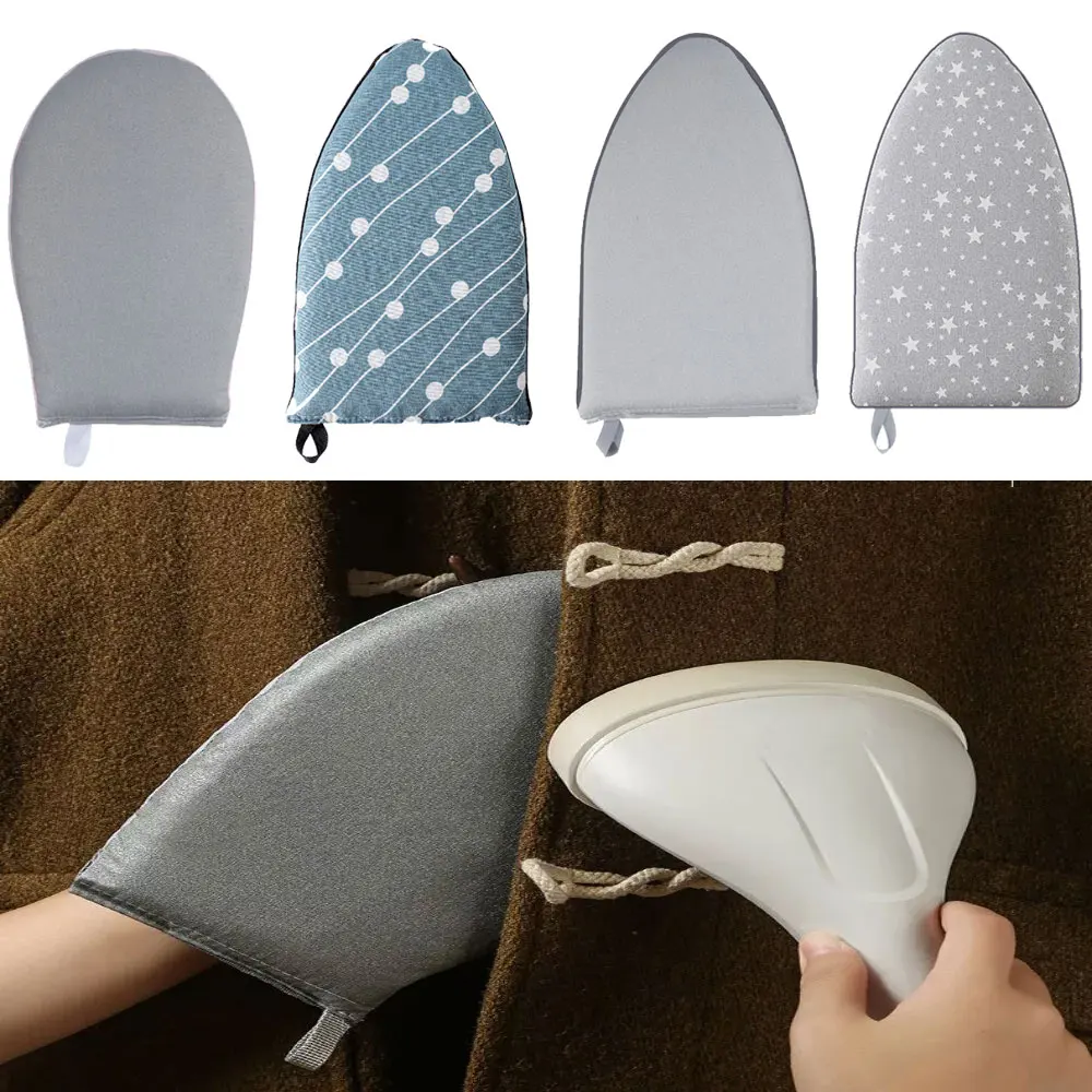 1pc Kleding Kledingstuk Stoomboot Mouw Strijkplank Houder PortabLe Ijzeren Tafelrek Handheld Mini Strijkpad Hittebestendige Handschoen