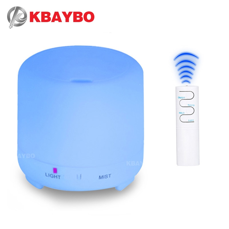 Kbaybo 200 Ml Usb Luchtbevochtiger Bijna Niet Hoort Air Diffuser Voor Home Office Met 7 Kleuren Led Nachtlampje Mist Maker afstandsbediening